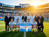 阿根廷国家队全家福